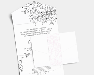 Botanic Pure - printed Pocketfold