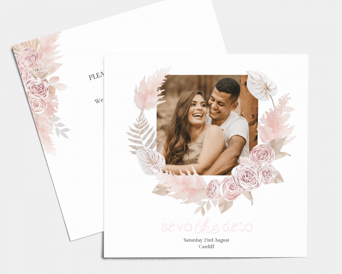 Bohemian - Save the Date Card (square)