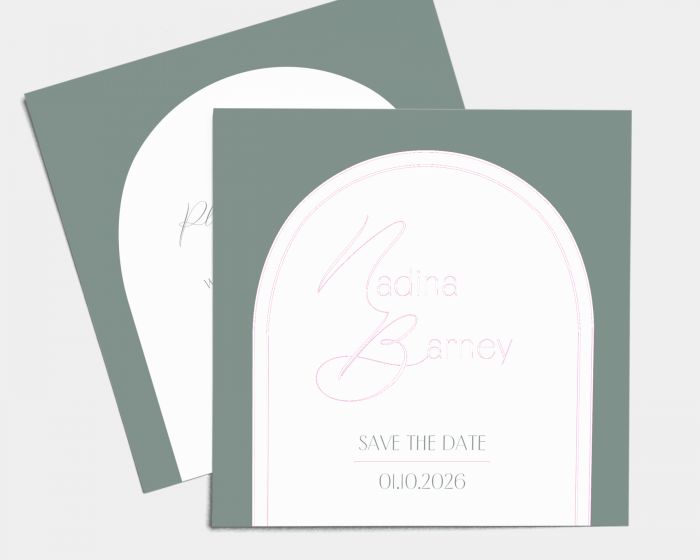 Grace - Save the Date Card (square)
