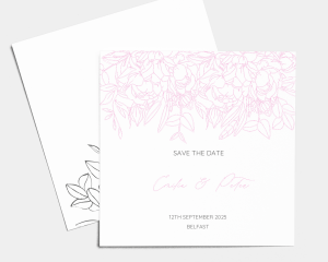 botanic pure - Save the Date Card (square)