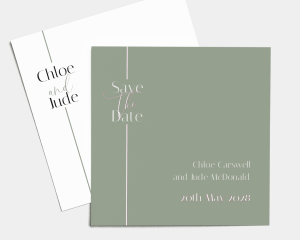 Linea - Save the Date Card (square)