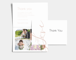 Just - Thank You Card with Insert