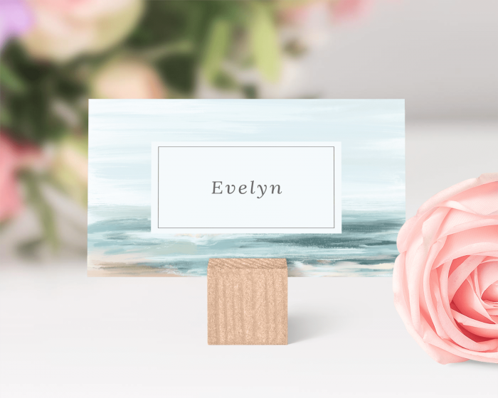 Painted Beach - Place Card