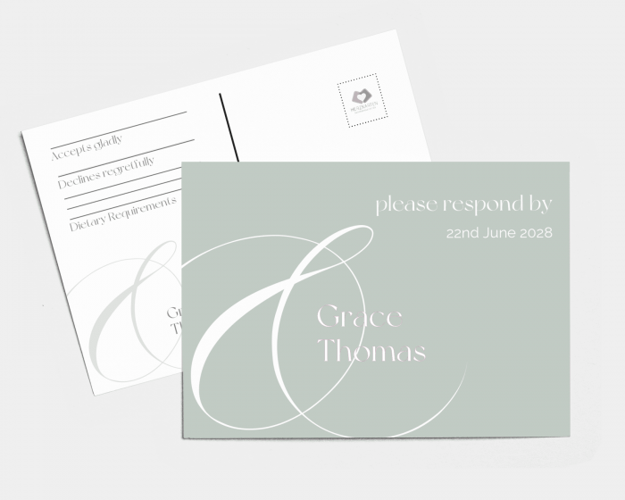 Amore - RSVP Card (landscape)