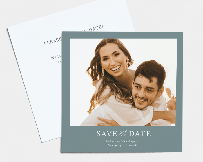 Painted Beach - Save the Date Card (square)