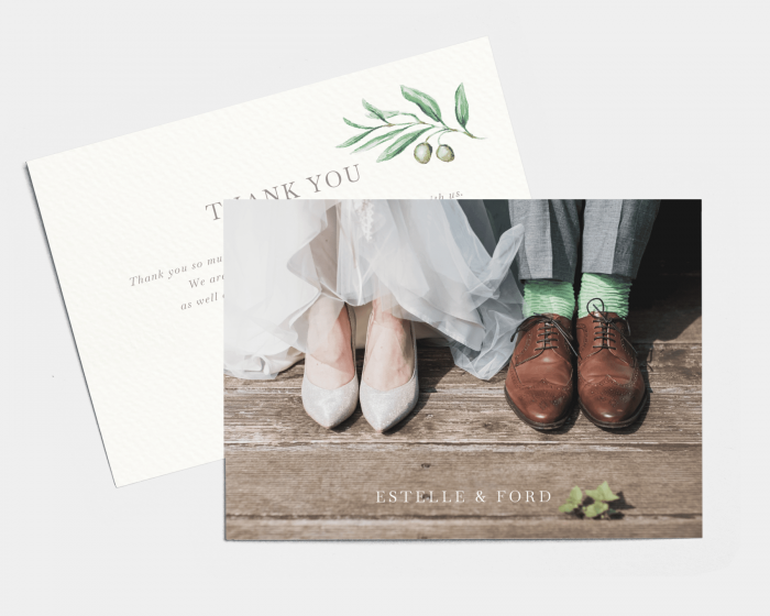 Painted Winery - Wedding Thank You Card