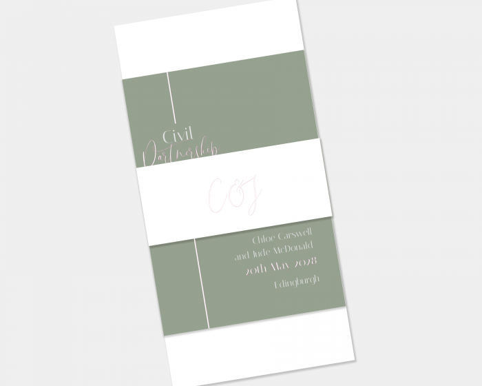 Linea - 3 Piece Wedding Invitation