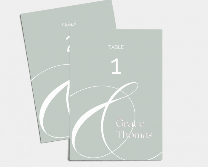 Amore - Table Numbers set 1 - 10