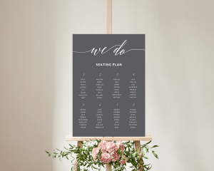 We do - Seating Plan Poster 50x70 cm (portrait)