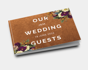 Rustic Love - Wedding Guest Book
