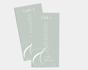 Amore - Seating Cards 1 - 10