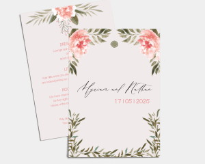 Aurora - Wedding Information Card