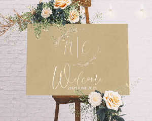 Boho Chic - Welcome Sign