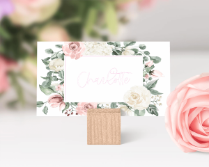 Rosy Love - Place Card