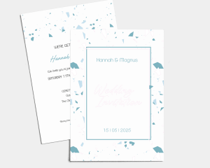Beautiful Confetti - Wedding Invitation (portrait)