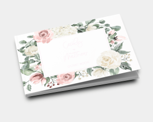 Rosy Love - Wedding Guest Book