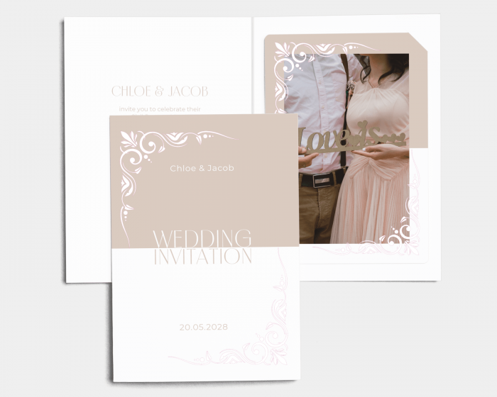 Beauty - Wedding Invitation with Insert