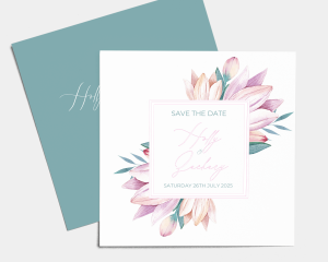 Blumengold - Save the Date Card (square)