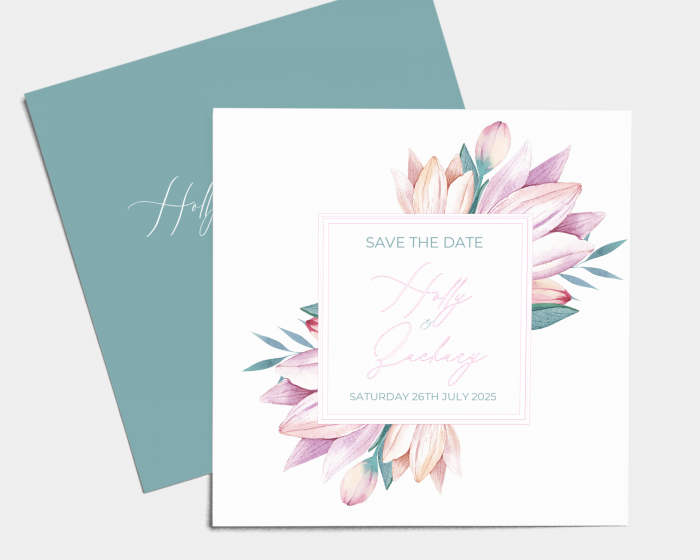 Blumengold - Save the Date Card (square)