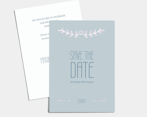 Together - Save the Date Card (portrait)