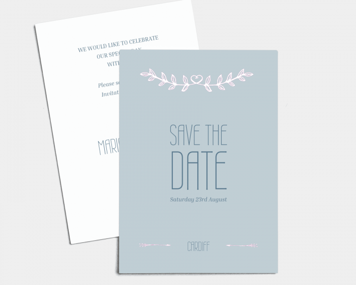 Together - Save the Date Card (portrait)