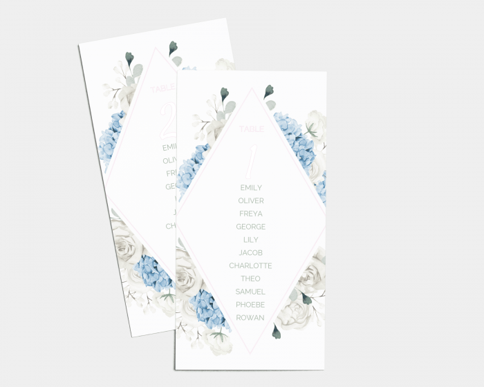 Hortense - Seating Cards 1 - 10