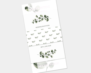 Leafy - 3 Piece Wedding Invitation