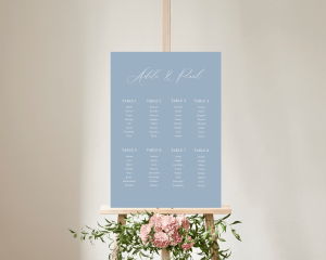 Love Song - Seating Plan Poster 50x70 cm (portrait)