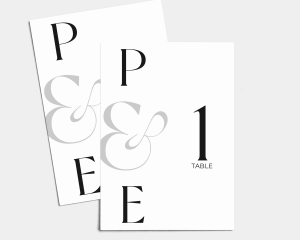 Letters - Table Numbers set 1 - 10