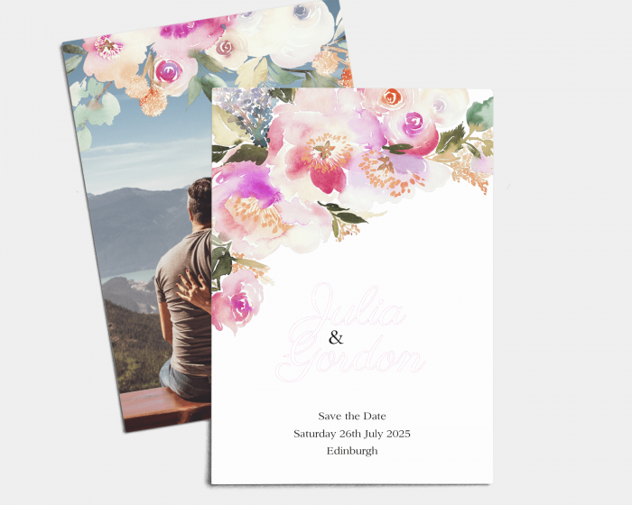 Glory - Save the Date Card (portrait)