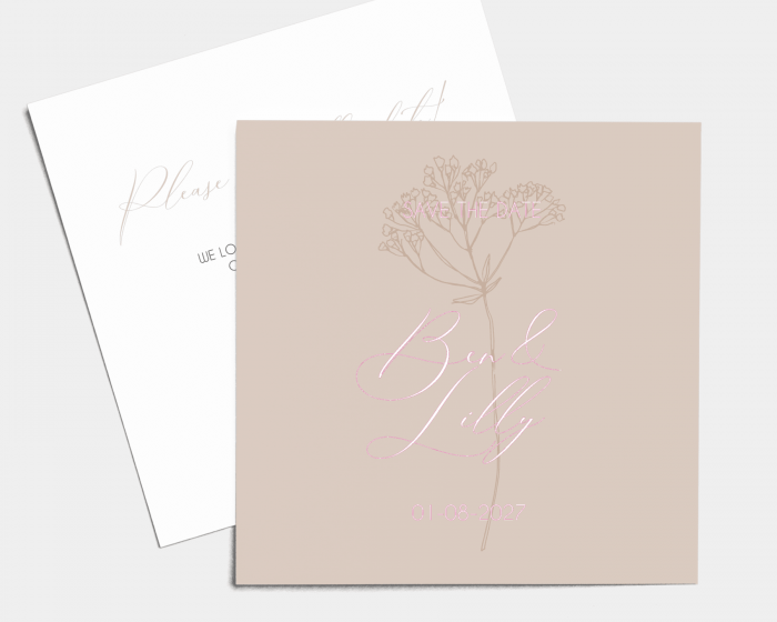 Felice - Save the Date Card (square)