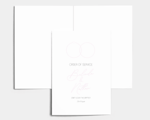 Connessione - Order of Service Booklet Cover
