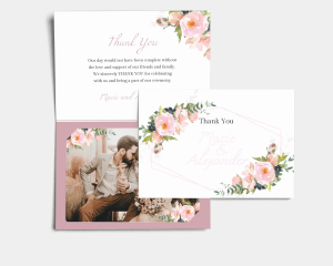 Fiore - Thank You Card with Insert