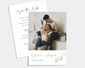 Olive - Save the Date Card (portrait)