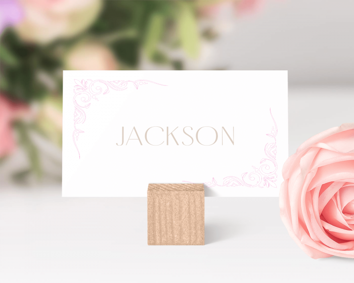 Beauty - Place Card