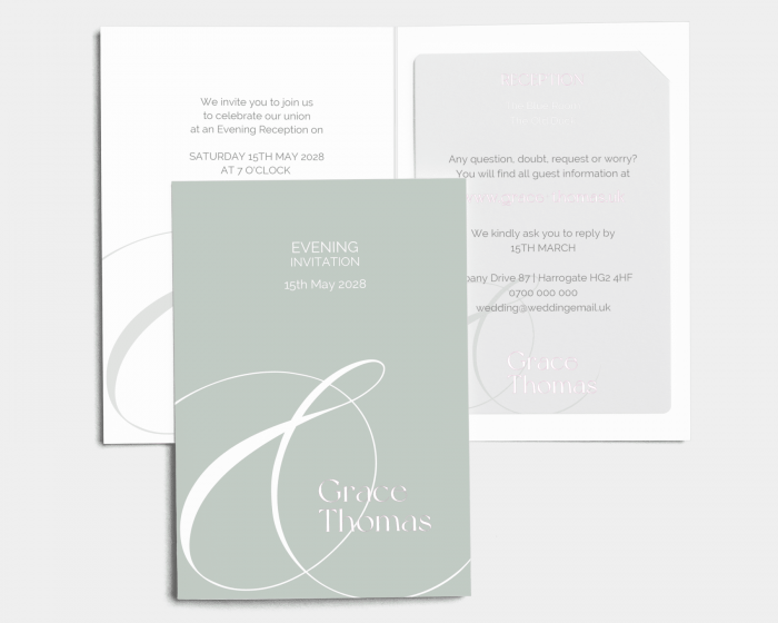 Amore - Wedding Invitation with Insert