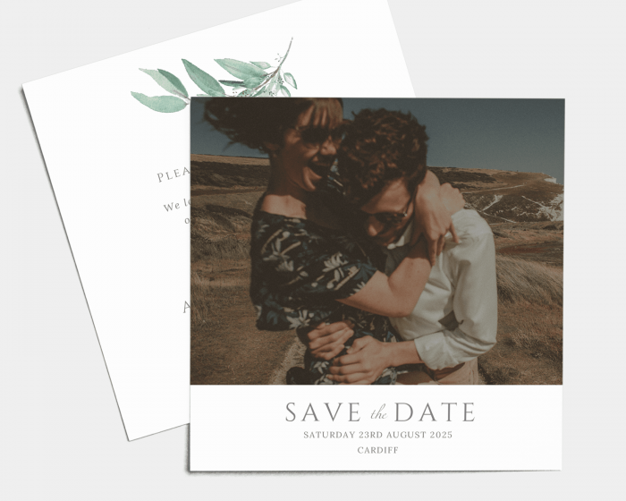 Lush Greenery - Save the Date Card (square)