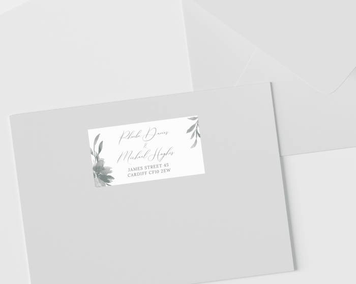 Muted Floral - Address Label