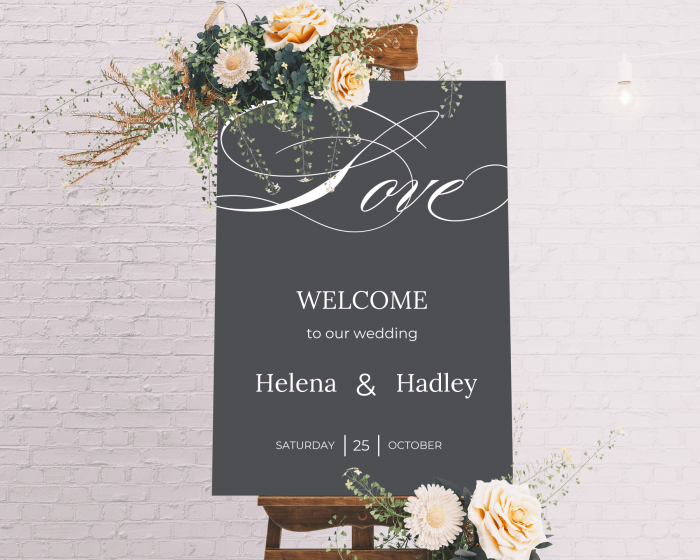 Swing - Welcome Sign (portrait)