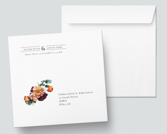 Florals - Square Envelope