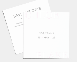 Trend - Save the Date Card (square)