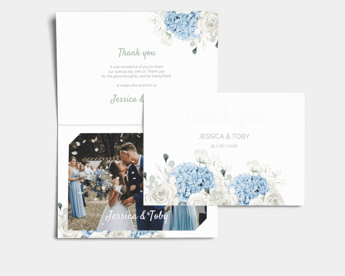 Hortense - Thank You Card with Insert