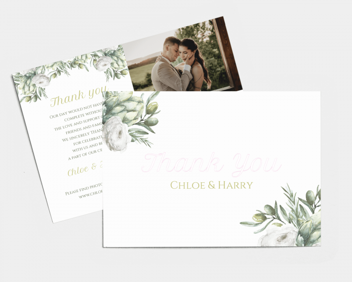 Branche - Wedding Thank You Card