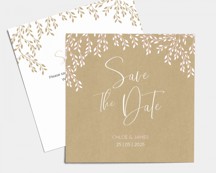 Linadara - Save the Date Card (square)