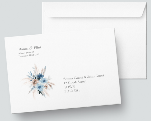 Bloomy Blue - Envelope C5