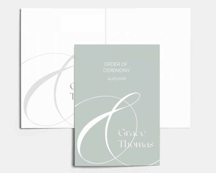 Amore - Order of Service Booklet Cover