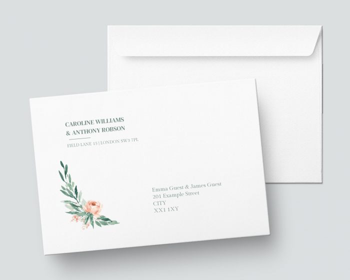 Gilded Botanical - Envelope B6