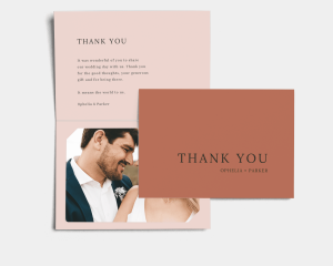 Natural Palette - Thank You Card with Insert