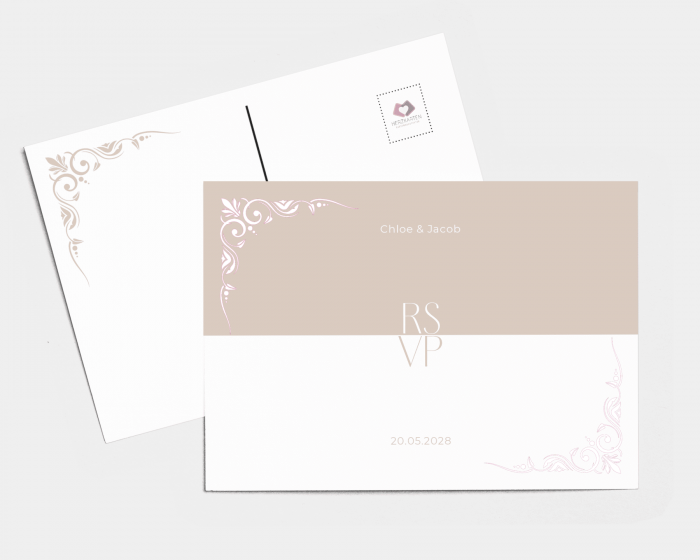 Beauty - RSVP Card (landscape)