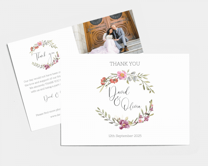 Estiva - Wedding Thank You Card